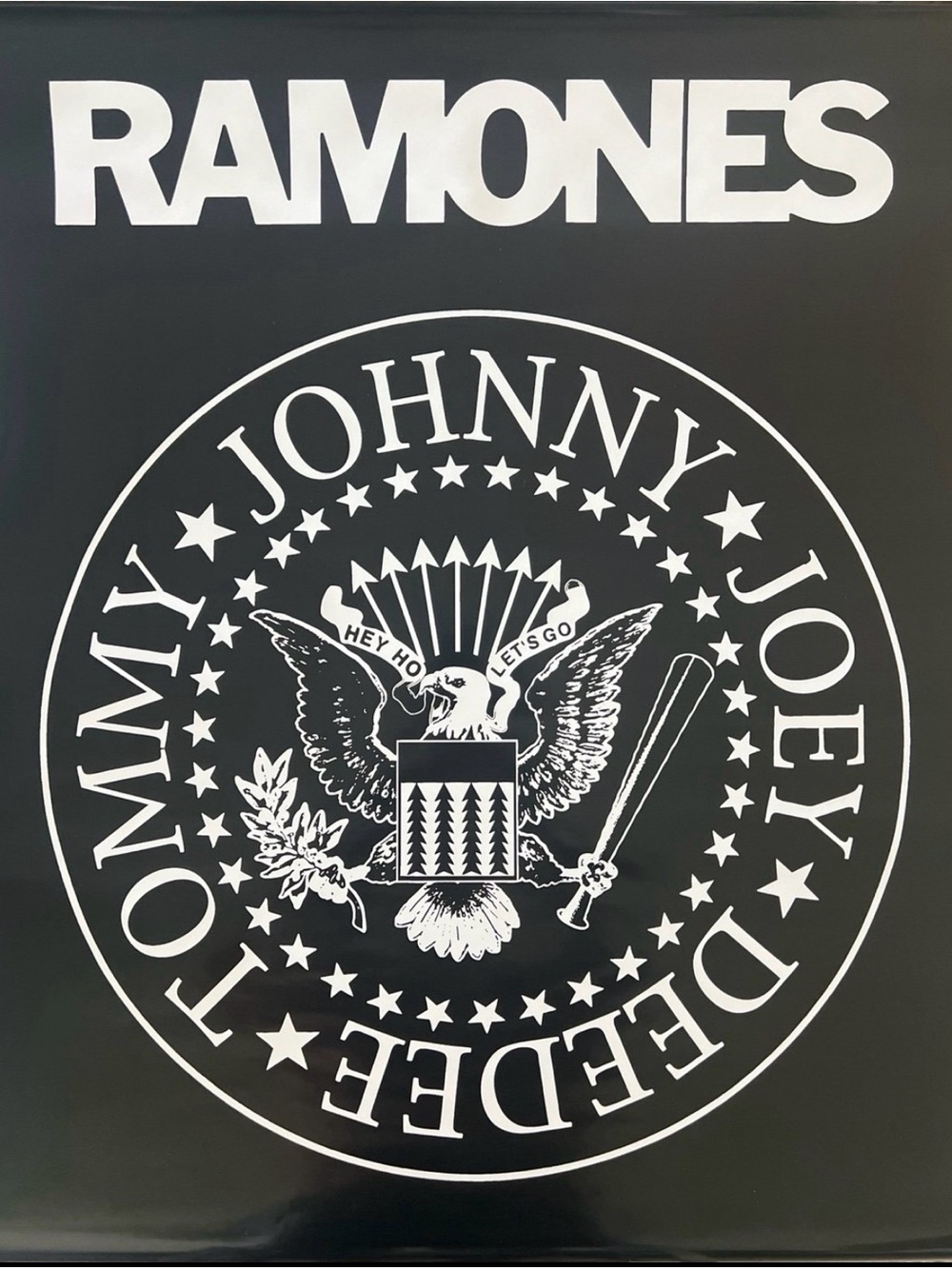 Ramones Black & White Band Logo Poster Aprox Size 24x36 Inches - Picture 1 of 2